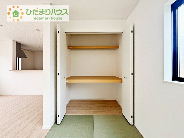 【収納】 | 下妻市鬼怒第7　新築戸建 | 和室にも大容量のクローゼット完備！
お布団やお子様のおもちゃなどがスッキリ収納できますね(^^♪