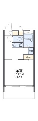 【間取り】 | レオパレスＳＵＺＡＫＩ