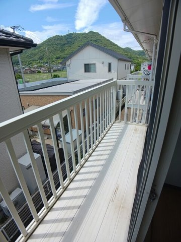 ハートランドＢのバルコニー