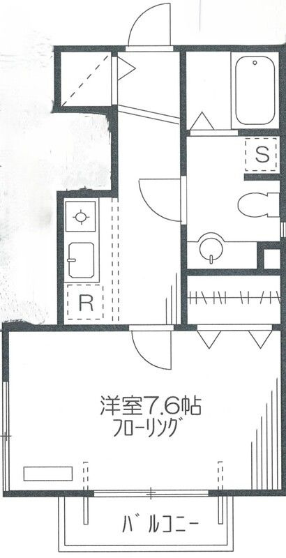 グリーンコートの間取り|間取りです。