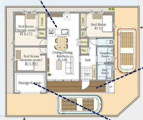 【間取り】 | 【仲介手数料０円】相模原市南区新戸　新築一戸建て | 相模原市南区新戸　新築一戸建て