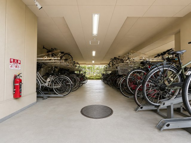 ルネ大津膳所の駐輪場