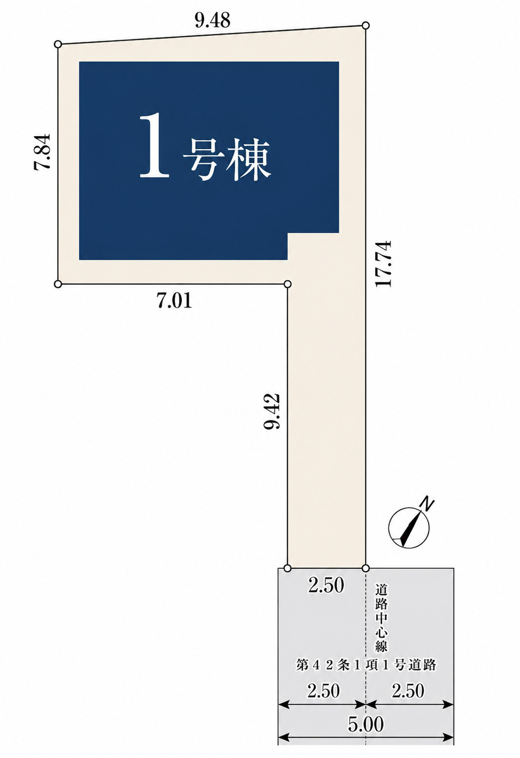 中央線 吉祥寺駅 バス8分 新築戸建 三鷹市牟礼6丁目の区画図