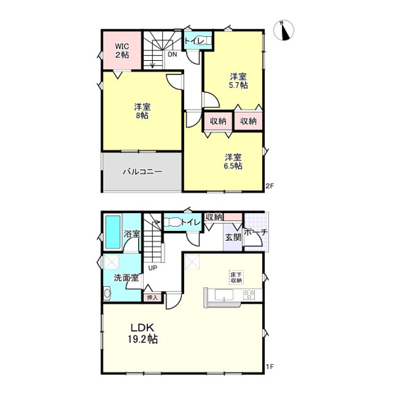 【間取り】 | 姫路市広畑区西蒲田第18/全２棟