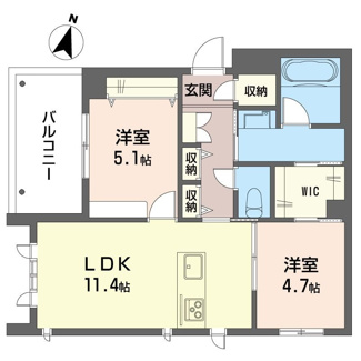 【間取り】 | ア　クール　ジョア 