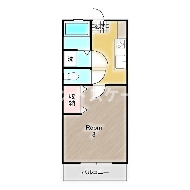 パルハイム９９の間取り|高崎、前橋のお部屋探しはエンドスケープまで！お客様の理想お聞かせ下さい♪