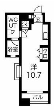 パレステュディオドルチェ本駒込の間取り|間取りです。