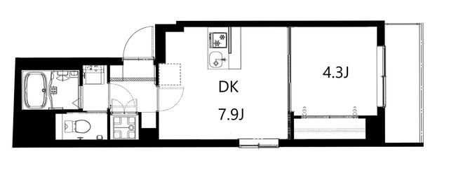 El　Habitat　Sumiyaの間取り|間取りです。