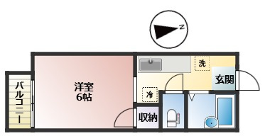 【間取り】 | コーポフカワ