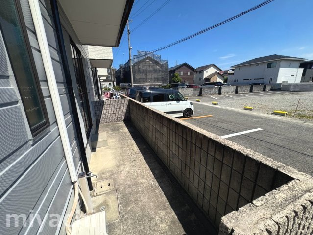 ガーデンテラスのバルコニー