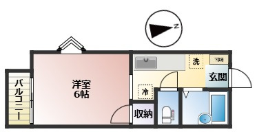 【間取り】 | コーポフカワ