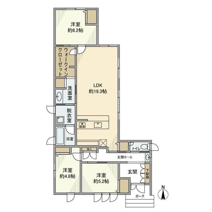 上野添１丁目戸建の間取り