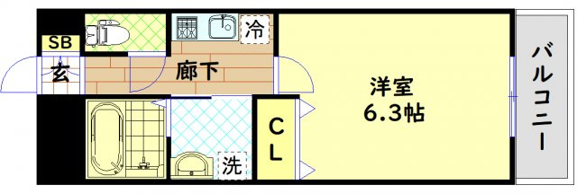 【間取り】 | シェモア桜川