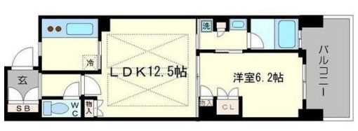 ザ・大阪レジデンス備後町の間取り