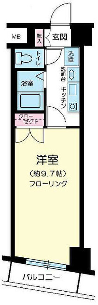 ステージファースト神田の間取り