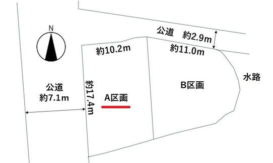 矢野東6丁目の土地図