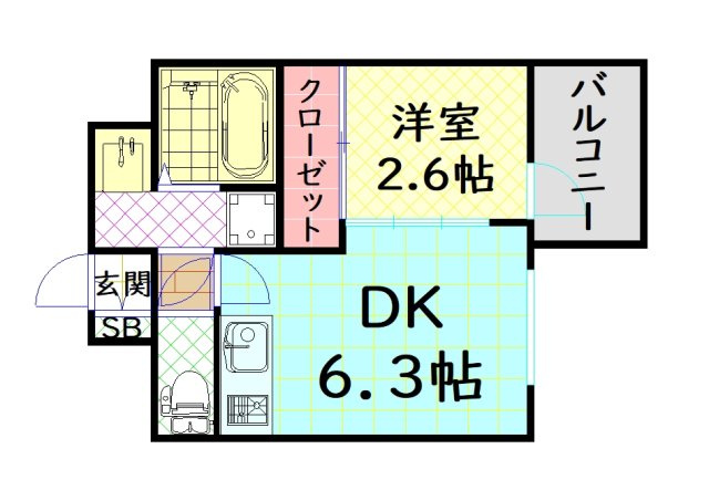 【間取り】 | ミラージュパレス難波グランツ