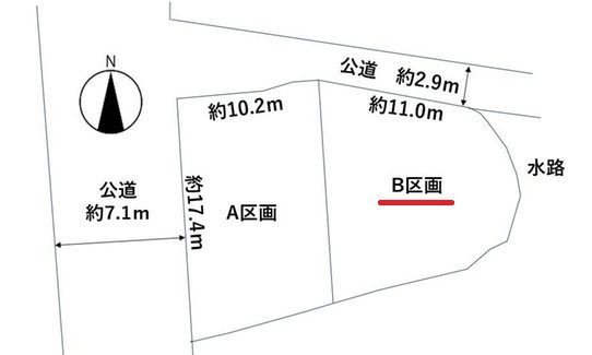 矢野東6丁目の土地図