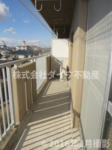 マンション稲葉のバルコニー
