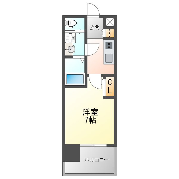 セレニテ三国プリエの間取り