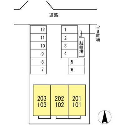 【区画図】 | ナイス 二番館