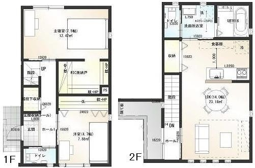 【間取り】 | 伊島戸建賃貸住宅　