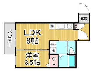 Premiere立花の間取り