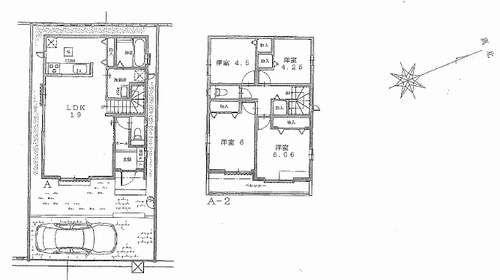 【間取り】 | 【仲介手数料０円】相模原市南区大野台3丁目　新築一戸建て | 相模原市南区大野台3丁目　新築一戸建て