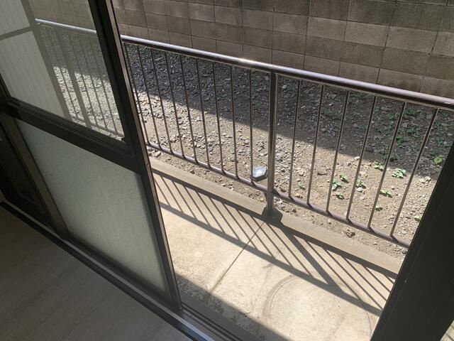 坂の上ハイツのバルコニー