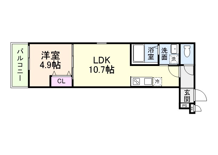 CHARME PARKSIDEⅠの間取り