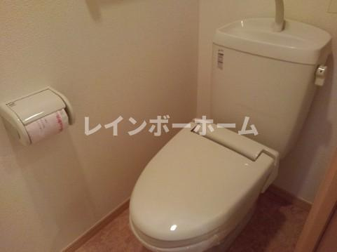 プリムローズ　Ⅱ【非対面対応】接客・申込・契約オンライン！LINE×相談可！のトイレ|落ち着いた色調のトイレです