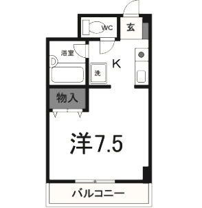 ハイツみやびの間取り