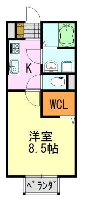 【間取り】 | FELICE青葉の杜A