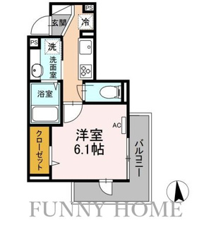 【間取り】 | 上町ＤＫハイム