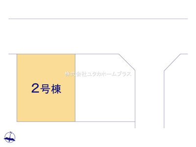 【区画図】 | 東大和市立野1丁目　新築戸建　【全2棟】