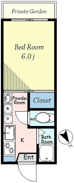 コロナビレッヂの間取り