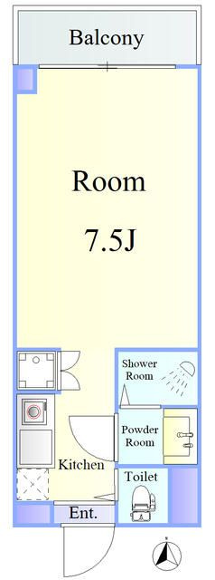 上野スカイハイツの間取り