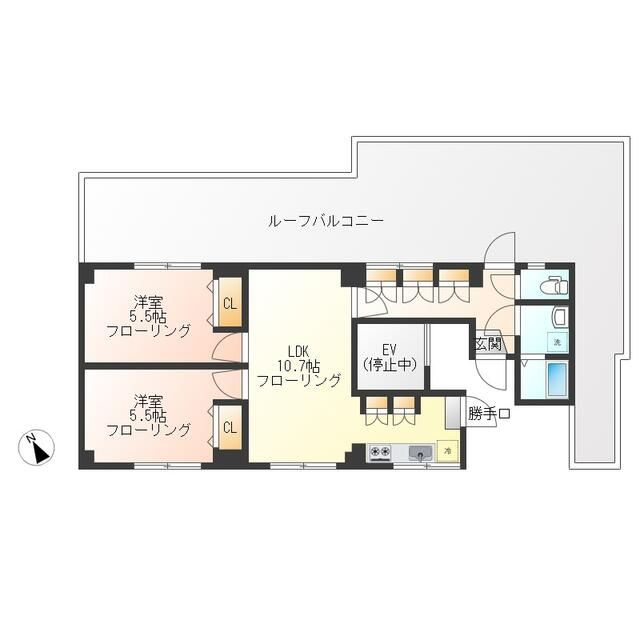はやしビルの間取り