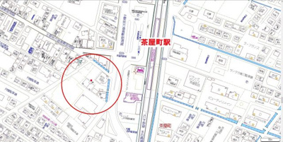 【地図】 | グレイス茶屋町駅前 B