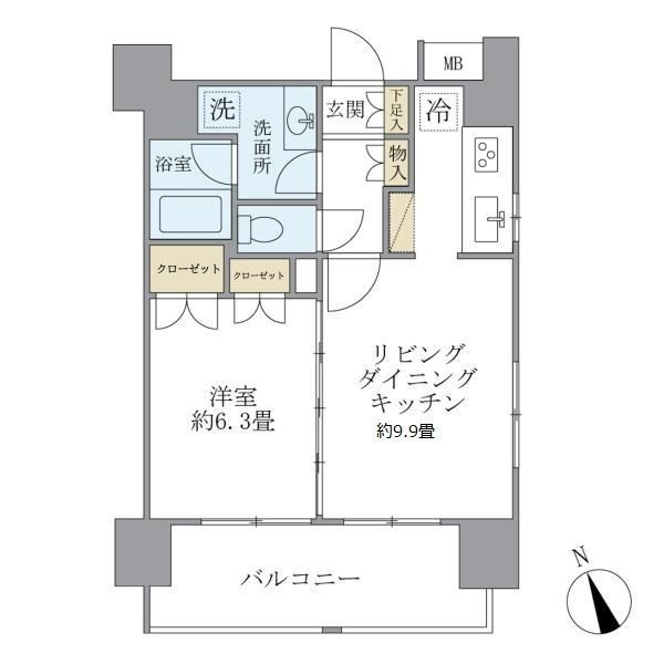 エコロジー白山レジデンスの間取り|エコロジー白山レジデンス