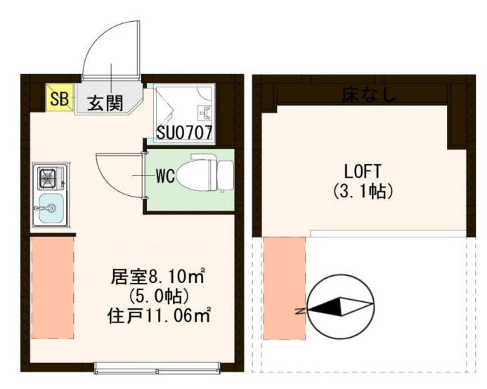 エクラールの間取り
