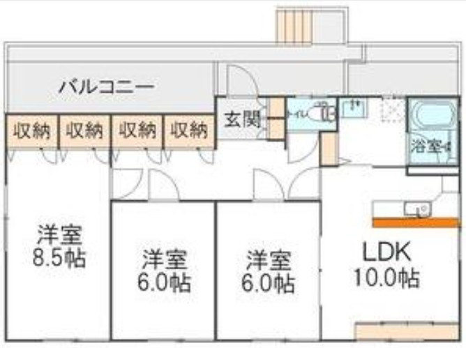 特典：仲介手数料が無料です!!の間取り