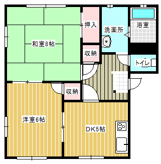 ヴィレッジ白山の間取り