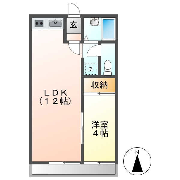サニーコート中庄の間取り