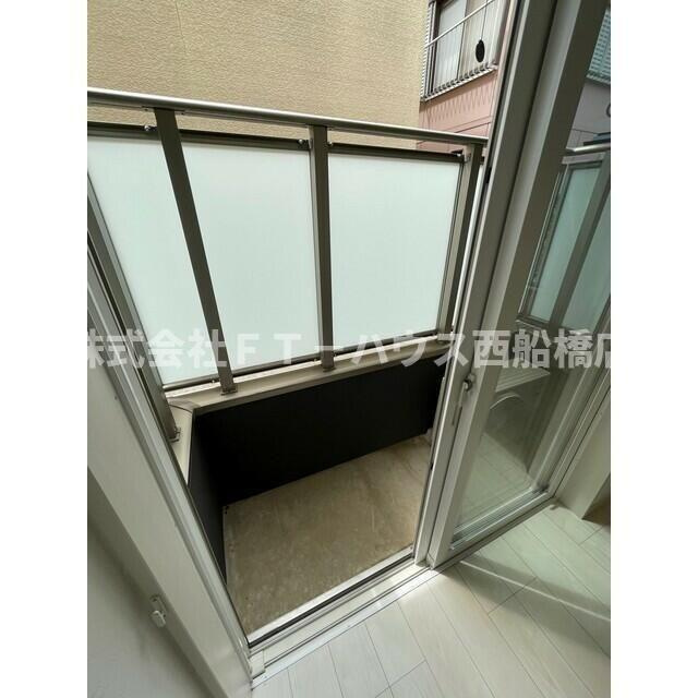 アクシス船橋のバルコニー