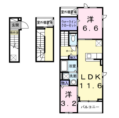 アルカディアⅡの間取り