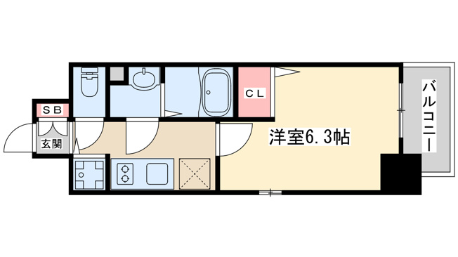 【間取り】 | エスリードレジデンス大阪福島