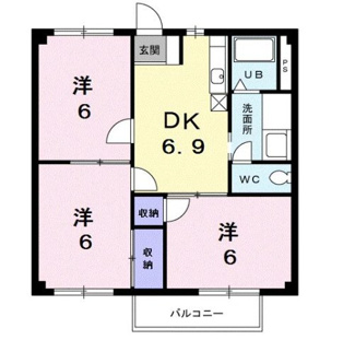 【間取り】 | メゾン　ヴァイオレット