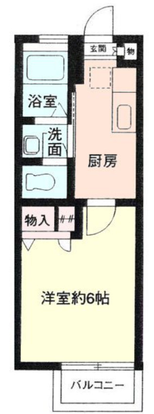 リリ参番館の間取り