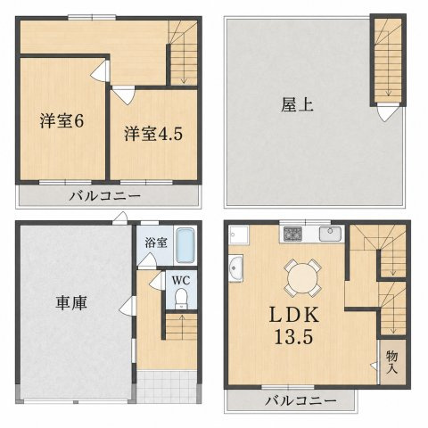 パインBASEの間取り